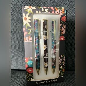 LUG wild fields 3 pack pens, NWT